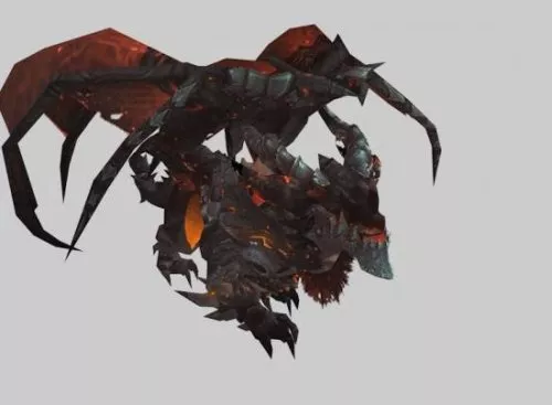 Deathwing Blizzard Animal 3d model Deathwing Blizzard Animal 3d model