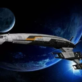 SSV Normandy Space Ship 3d model
