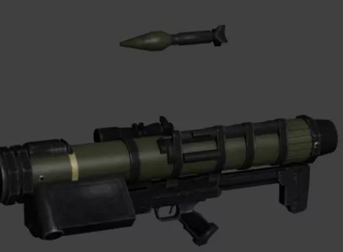 Rocket Launcher Weapon 3d model Rocket Launcher Weapon 3d model