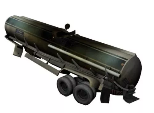 Fuel Tanker Wrecked 3d model Fuel Tanker Wrecked 3d model