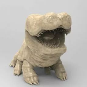 Woola Animal Character 3d model