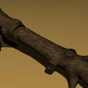 Fallen Log Tree 3d model