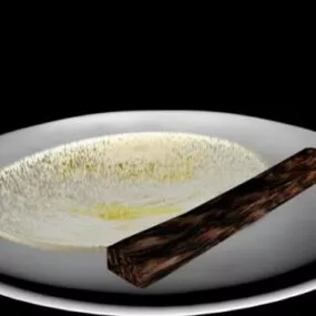 Kebab Rice Food 3d model