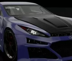 Lexus LFA Car  Free 3d model