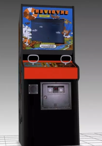 Skydiver Upright Arcade Machine 3d model Skydiver Upright Arcade Machine 3d model
