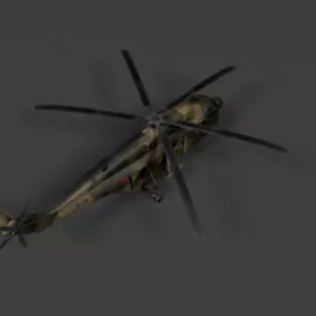 Bf2 Ch28 Helicopter 3d model