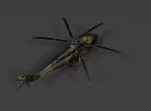 Bf2 Ch28 Helicopter 3d model Bf2 Ch28 Helicopter 3d model