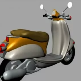 Vespa Scooter 3d model
