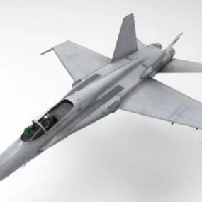 Fa-18c Super Hornet Aircraft 3d model