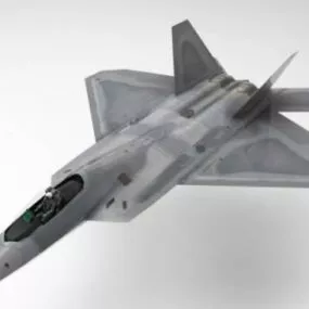 F22 Raptor Aircraft 3d model