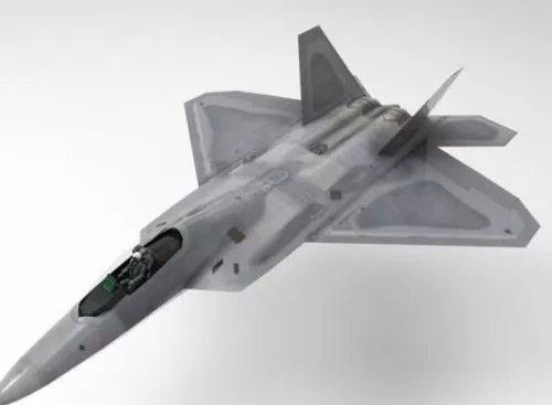 F22 Raptor Aircraft 3d model F22 Raptor Aircraft 3d model