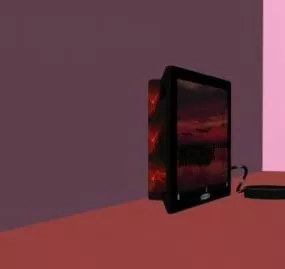 Tv Android Set 3d model