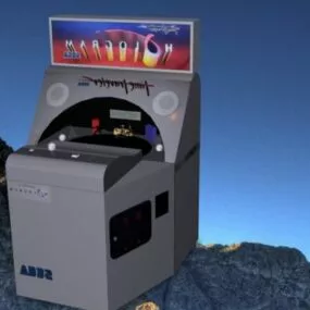 Hologram Arcade Machine 3d model