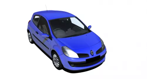 Renault Clio Car 3d model Renault Clio Car 3d model