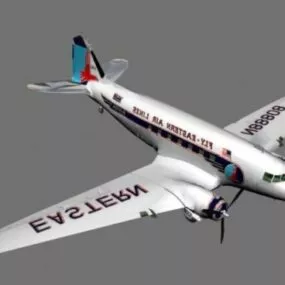 D3c Airplane 3d model