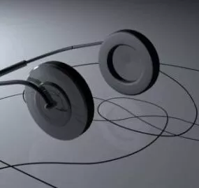 Casque Audio Headphone 3d model
