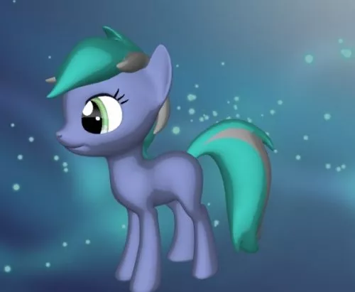 Pony Cartoon Character 3d model Pony Cartoon Character 3d model