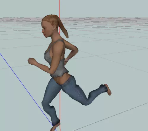 Animated Woman Rigged 3d model Animated Woman Rigged 3d model