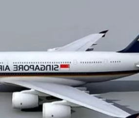 Airbus A380 3d model