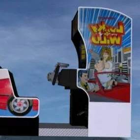 Lucky & Wild Sitdown Shooter Arcade Game 3d model
