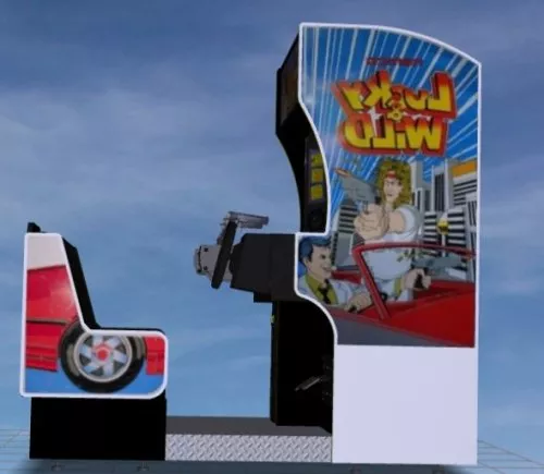 Lucky & Wild Sitdown Shooter Arcade Game 3d model Lucky & Wild Sitdown Shooter Arcade Game 3d model