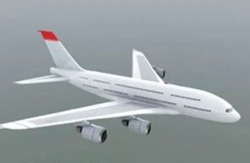 Airbus 380 3d model Airbus 380 3d model