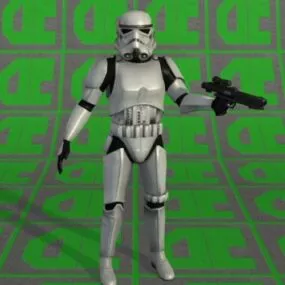 Stormtrooper Character 3d model