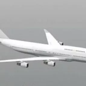 Boeing 747 Airplane 3d model