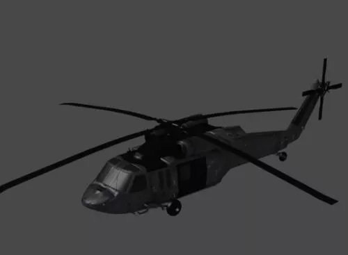Miltary Helicopter 3d model Miltary Helicopter 3d model