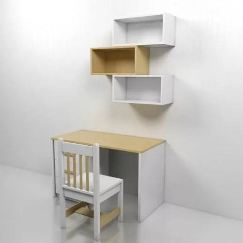 Kid Table 3d model Kid Table 3d model