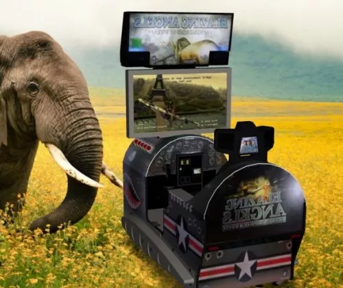 Blazing Angels Sitdown Arcade Machine 3d model Blazing Angels Sitdown Arcade Machine 3d model