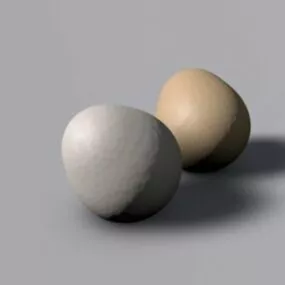 Chicken Eggs 3d model