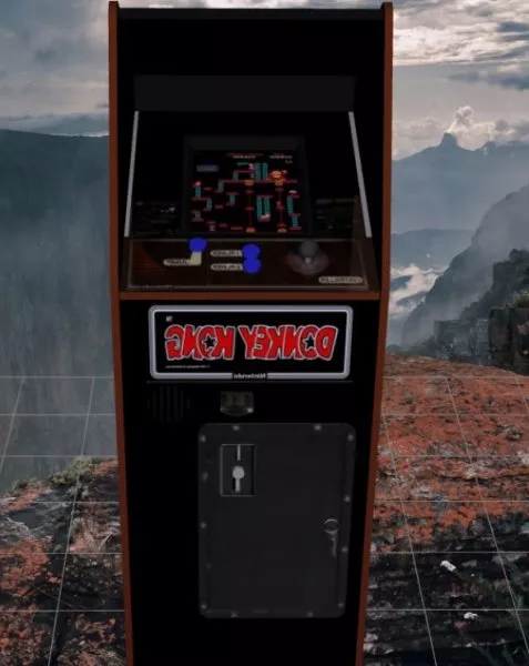 Donkey Kong Arcade Machine 3d model Donkey Kong Arcade Machine 3d model