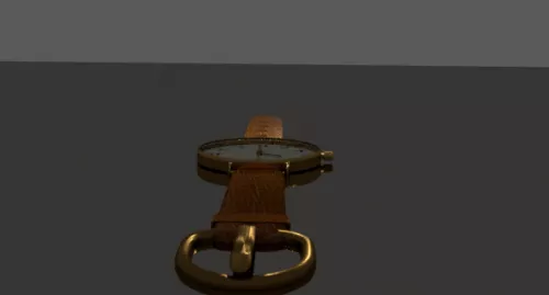 Small Pendulum Clock 3d model
