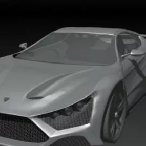 Zenvo ST1 Car 3d model