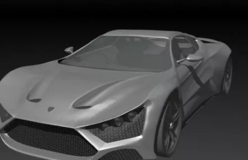Zenvo ST1 Car 3d model Zenvo ST1 Car 3d model
