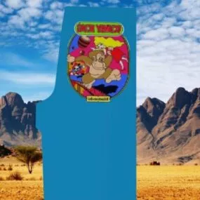 Kong Off Upright Arcade Machine 3d model