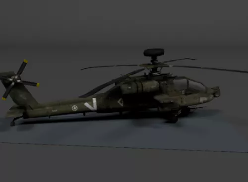 Modern Helicopter 3d model