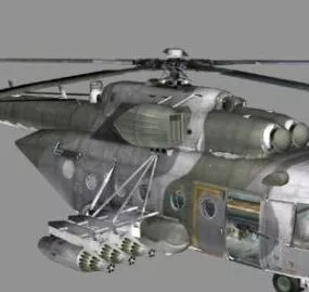 Mi-171 Helicopter 3d model