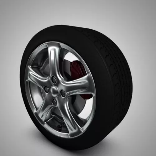 Highpoly Wheel 3d model Highpoly Wheel 3d model