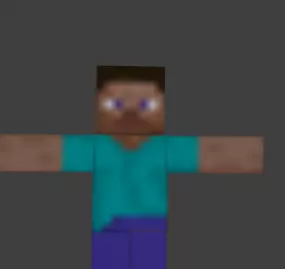 Minecraft Steve Rigged 3d model