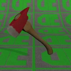 Fire Axe Tool 3d model