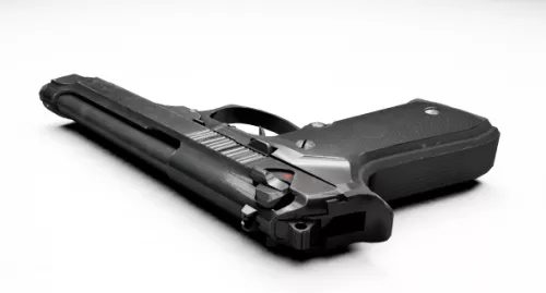 M9 Gun 3d model M9 Gun 3d model