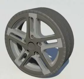 Sports Car Tire 3d model