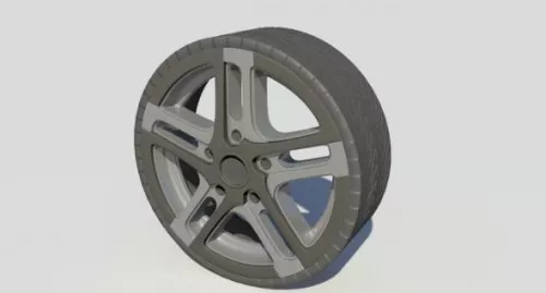 Goodyear Tire Wheel 3d model
