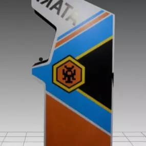 Yars Upright Arcade Machine 3d model