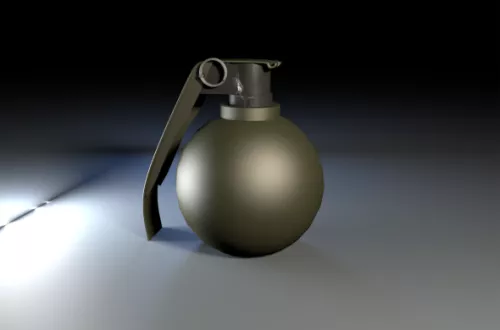 Gaming Hand Grenade 3d model