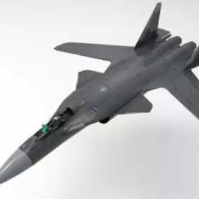 Su47 Berkut Airplane 3d model