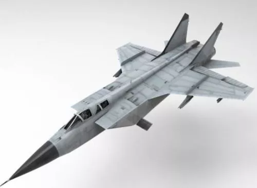 Mig25 Foxbat Aircraft 3d model Mig25 Foxbat Aircraft 3d model