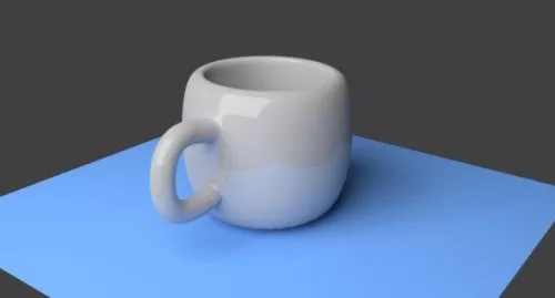 Porcelain Coffee Cup 3d model Porcelain Coffee Cup 3d model